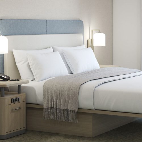 hotel bed